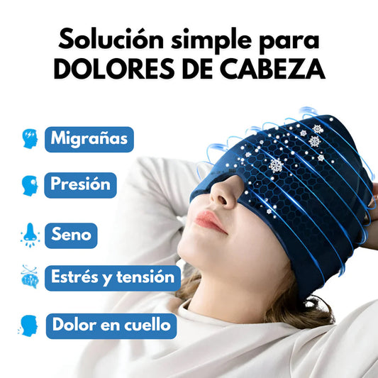 GORRO DE GEL PARA DOLOR DE MIGRAÑA